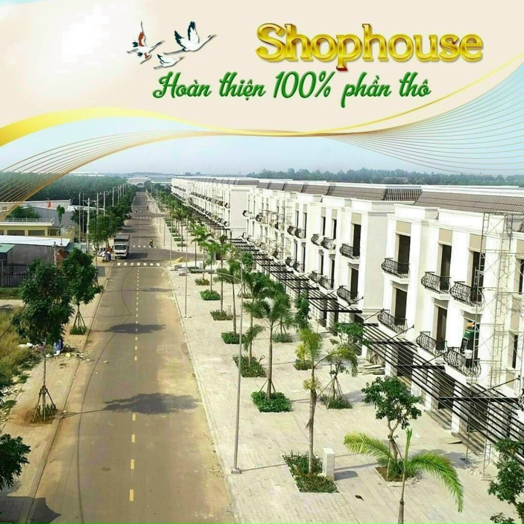 biệt thự đất nền shophouse xây sẵn bình dương